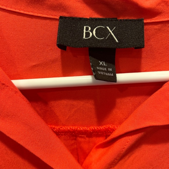 Women’s BCX Dress Size XL Belt & Button Front - Picture 3 of 11